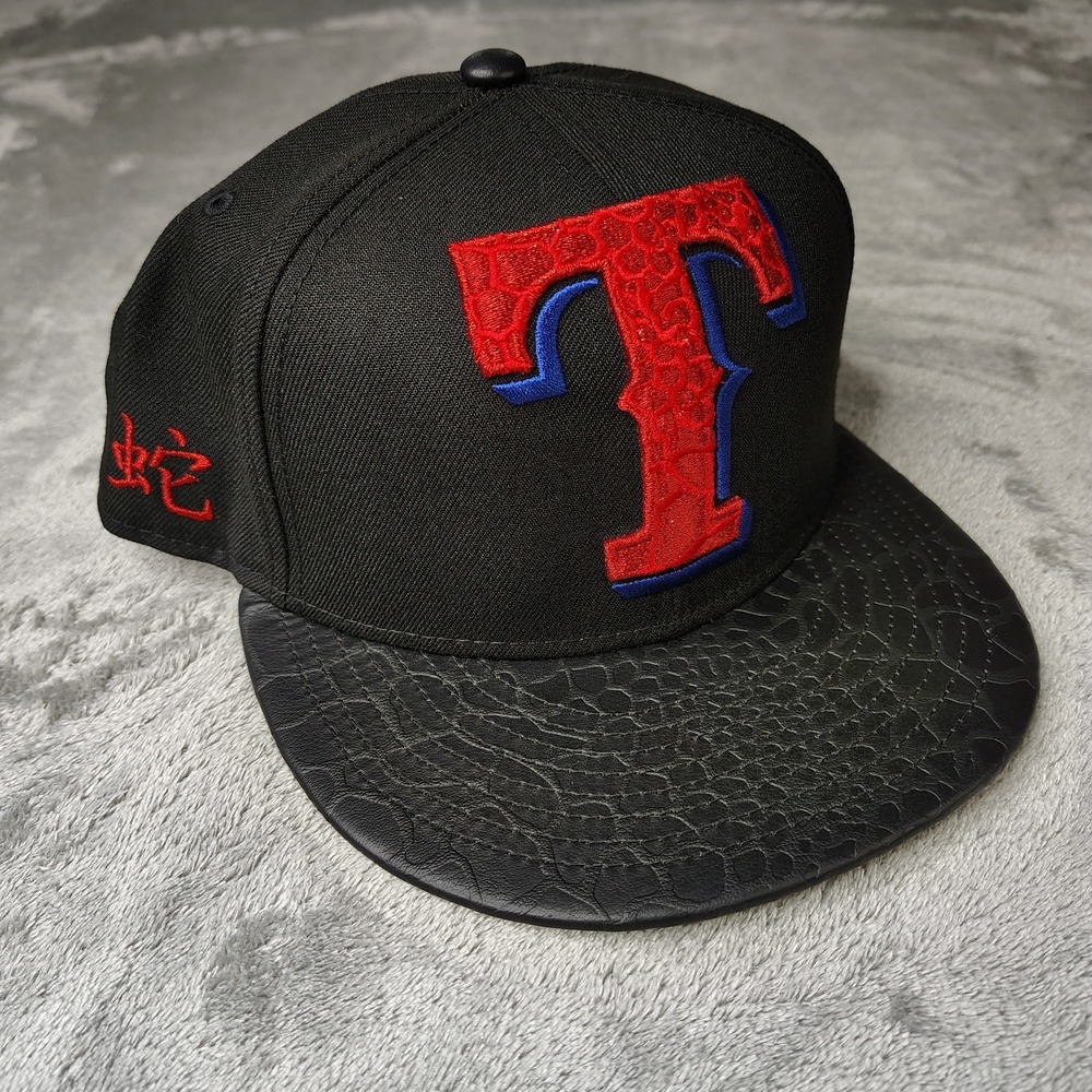 New Era Texas Rangers MLB Year Of The Snake Snakeskin 59FIFTY Fitted 7 1/4 Hat